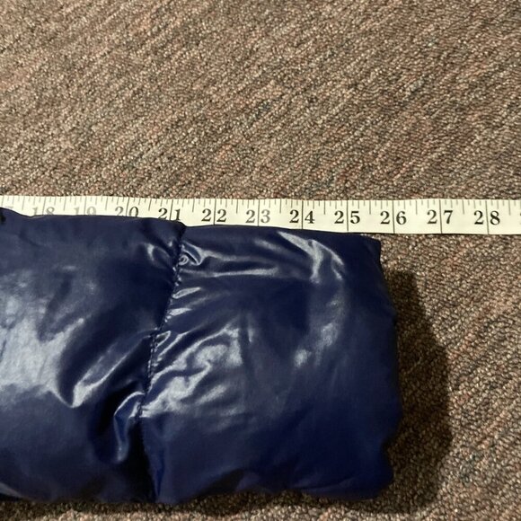 Polo Ralph Lauren Down Puffer Jacket Coat Youth Girls Size XL 16 Blue Hooded - Picture 12 of 12